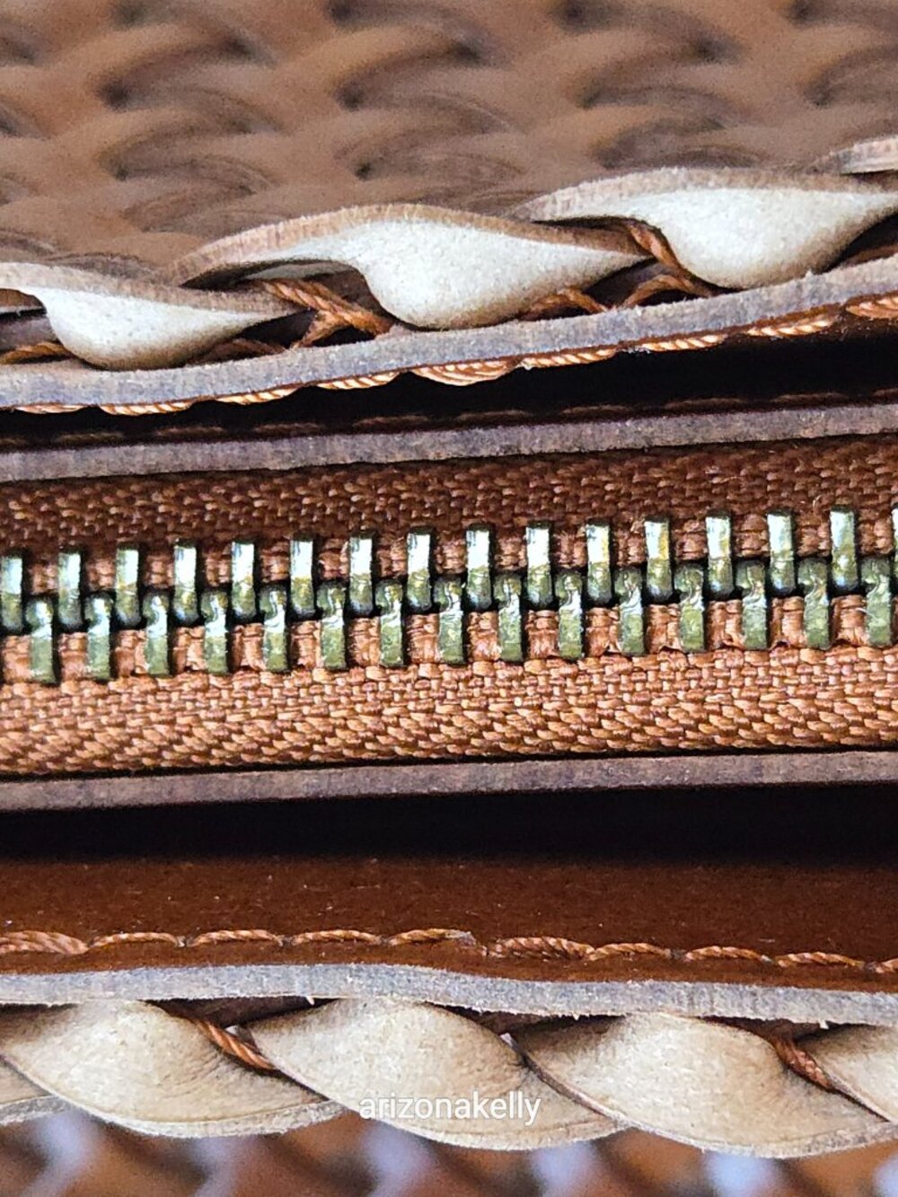 NWOT Braided Leather Bag Purse Handbag - Picture 6 of 12